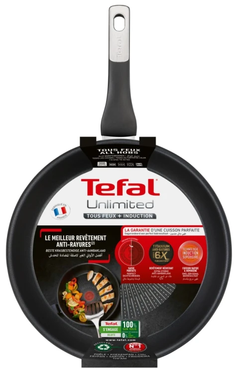Patelnia Tefal Unlimited G2550672 Indukcja Tytanowa 28 cm