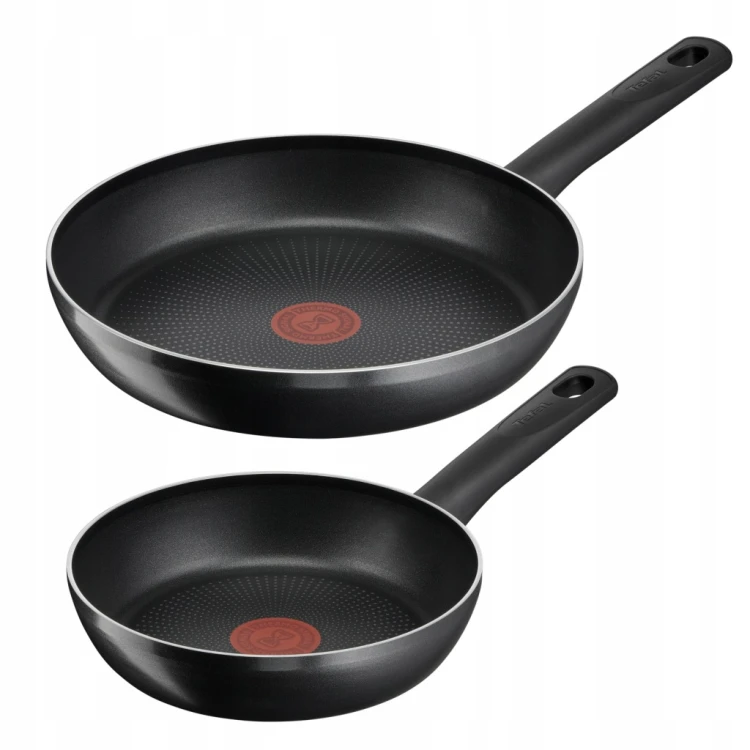 Zestaw patelni Tefal C3899022 czarne 2 szt.
