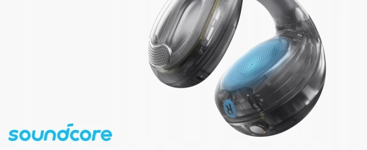 Słuchawki bezprzewodowe douszne soundcore C40i Transparentny