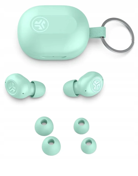 Słuchawki bezprzewodowe JLab JBuds Mini Dokanałowe Bluetooth 5.3 Miętowy