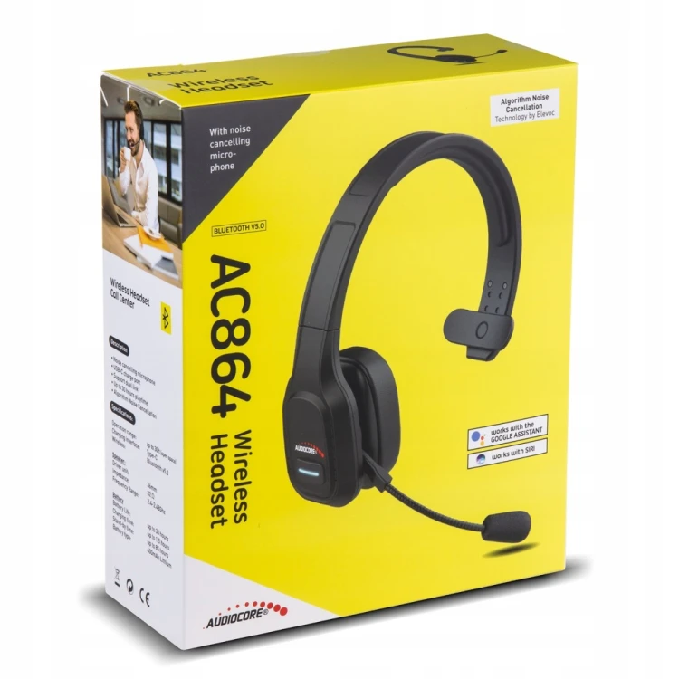 Słuchawki bezprzewodowe nauszne Audiocore AC864