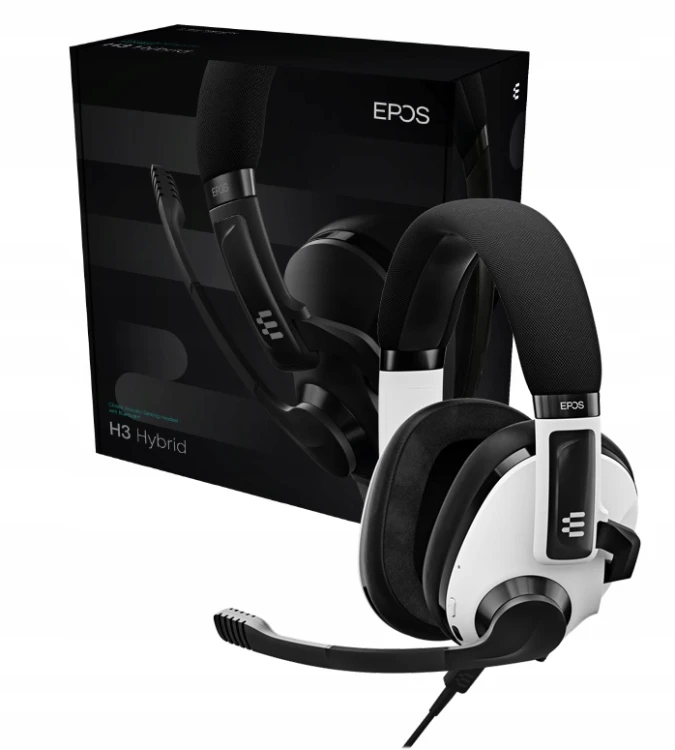 Słuchawki SENNHEISER EPOS H3 Hybrid Gaming Bluetooth / 3,5 mm PS XBOX Białe