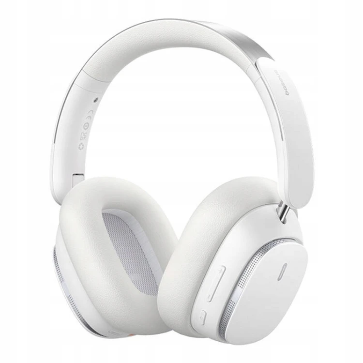 Słuchawki bezprzewodowe nauszne Baseus Bowie H1 Pro Bluetooth białe
