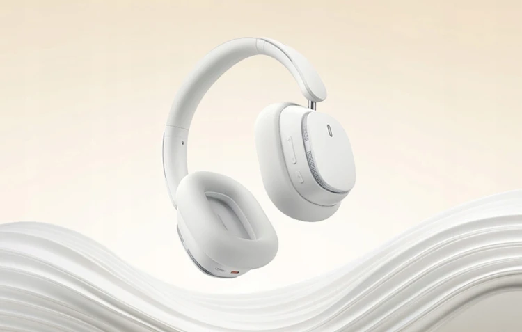 Słuchawki bezprzewodowe nauszne Baseus Bowie H1 Pro Bluetooth białe