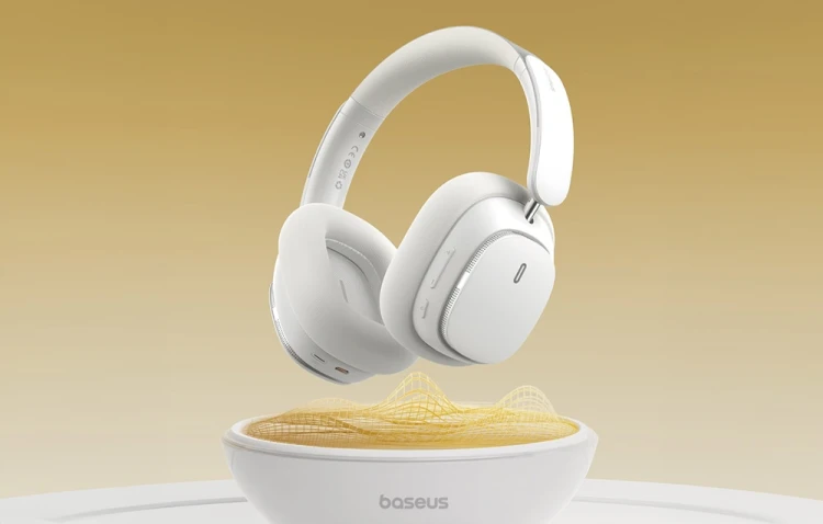 Słuchawki bezprzewodowe nauszne Baseus Bowie H1 Pro Bluetooth białe