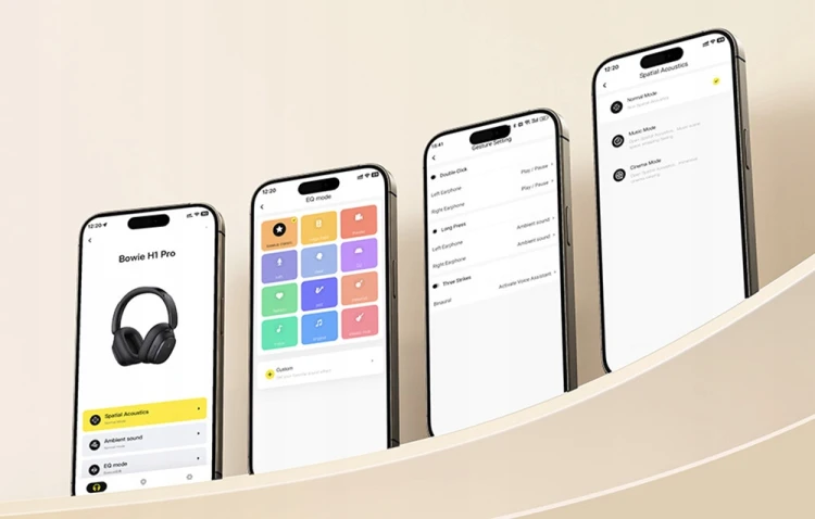 Słuchawki bezprzewodowe nauszne Baseus Bowie H1 Pro Bluetooth białe