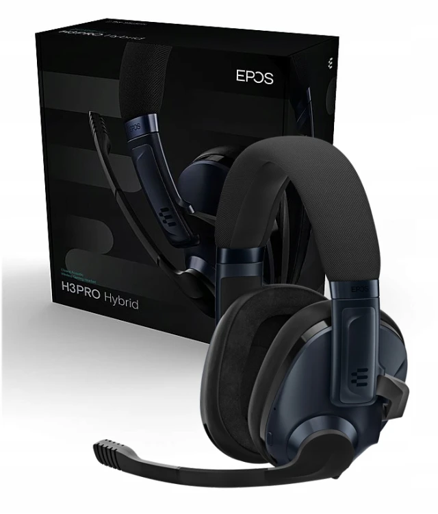 Słuchawki bezprzewodowe EPOS H3 Pro Hybrid ANC Wireless 7.1 Sebring Black