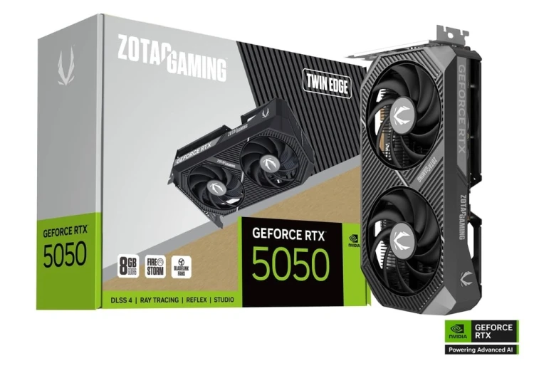 Karta graficzna ZOTAC GeForce RTX 5050 TWIN EDGE 8 GB