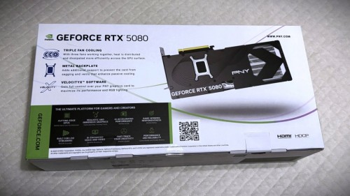 Karta graficzna PNY GeForce RTX 5080 Overclocked Triple Fan 16GB GDDR7