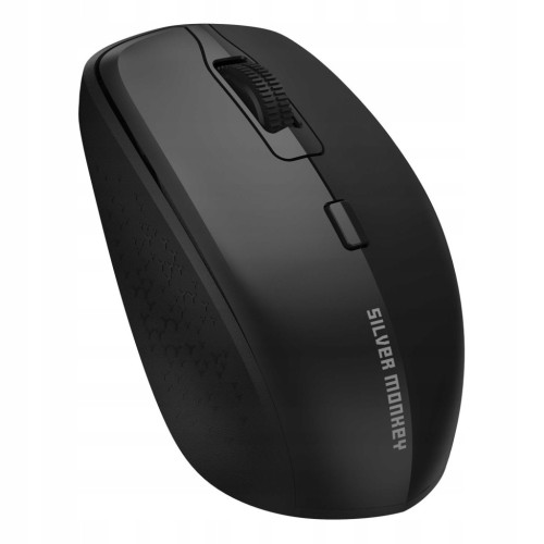 Myszka bezprzewodowa Silver Monkey M40 Wireless Comfort Mouse Black Silent