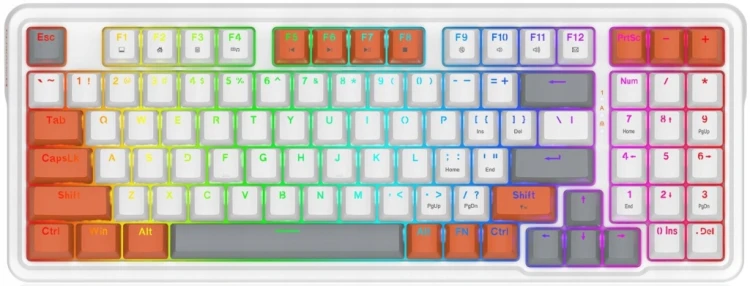 Klawiatura mechaniczna Redragon K664WOG-RGB Gloria Redragon Red