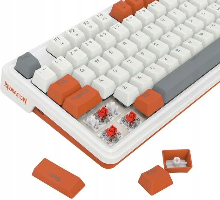 Klawiatura mechaniczna Redragon K664WOG-RGB Gloria Redragon Red
