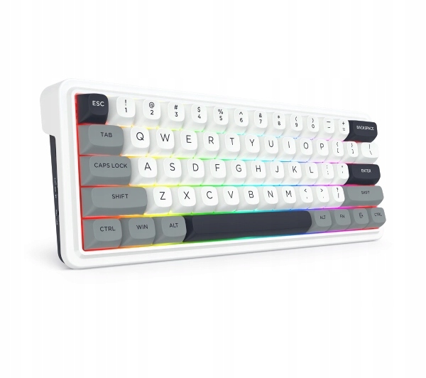 Klawiatura mechaniczna Redragon Draconic V2 K730WGP-RGB-PRO Biało-Szara