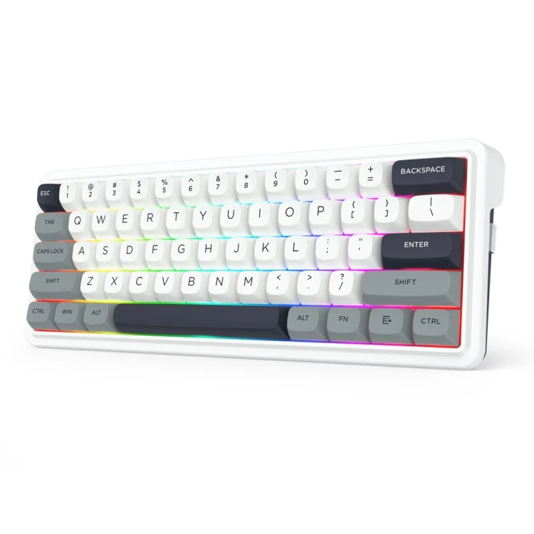 Klawiatura mechaniczna Redragon Draconic V2 K730WGP-RGB-PRO Biało-Szara