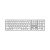 Klawiatura membranowa Silver Monkey Alu Keys Premium Backlight White