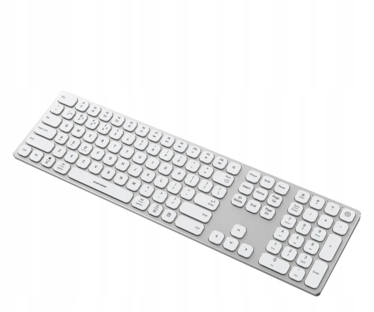 Klawiatura membranowa Silver Monkey Alu Keys Premium Backlight White