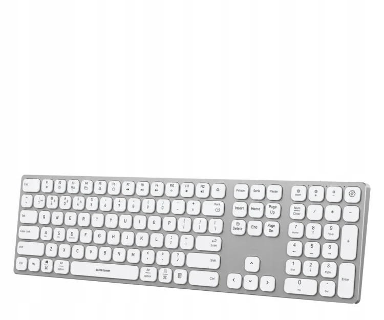 Klawiatura membranowa Silver Monkey Alu Keys Premium Backlight White