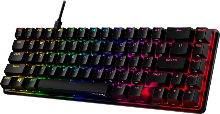 Klawiatura mechaniczna HyperX Alloy Origins 65 Red Switch Czarna