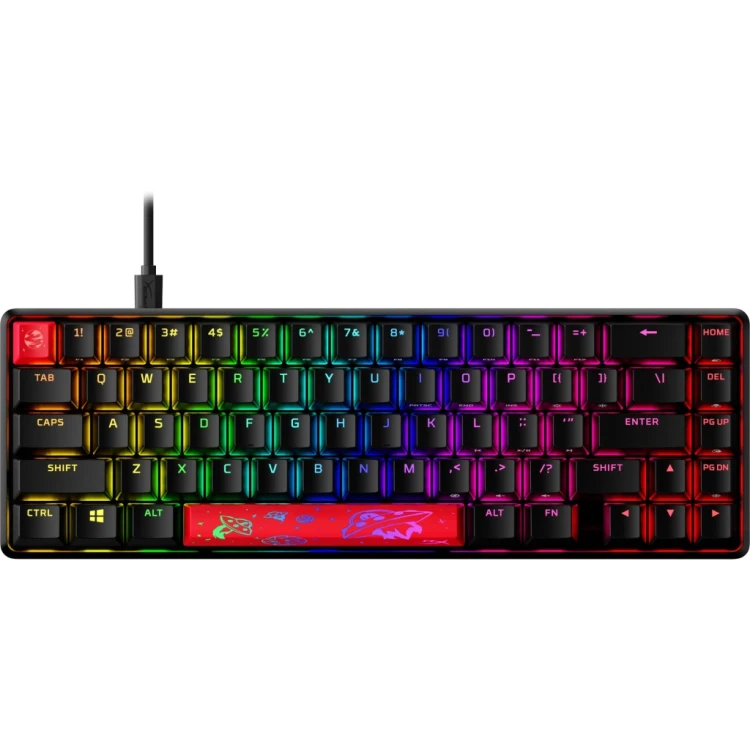 Klawiatura mechaniczna HyperX Alloy Origins 65 Red Switch Czarna