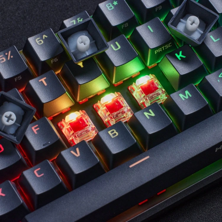Klawiatura mechaniczna HyperX Alloy Origins 65 Red Switch Czarna