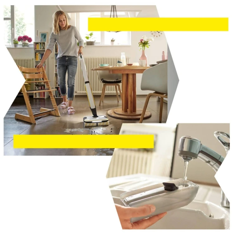 OUTLET Mop elektryczny Karcher FC 7 Bezprzewodowy 3 tryby pracy LED 1.055-701.0