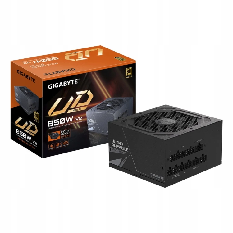 Zasilacz Gigabyte UD850GM PG5 V2 850W 80 Plus Gold ATX 3.1