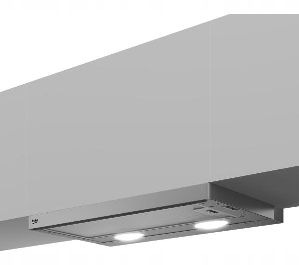 OUTLET OKAP TELESKOPOWY Beko HNT61210X SREBRNY 310m3 60CM 67 dB