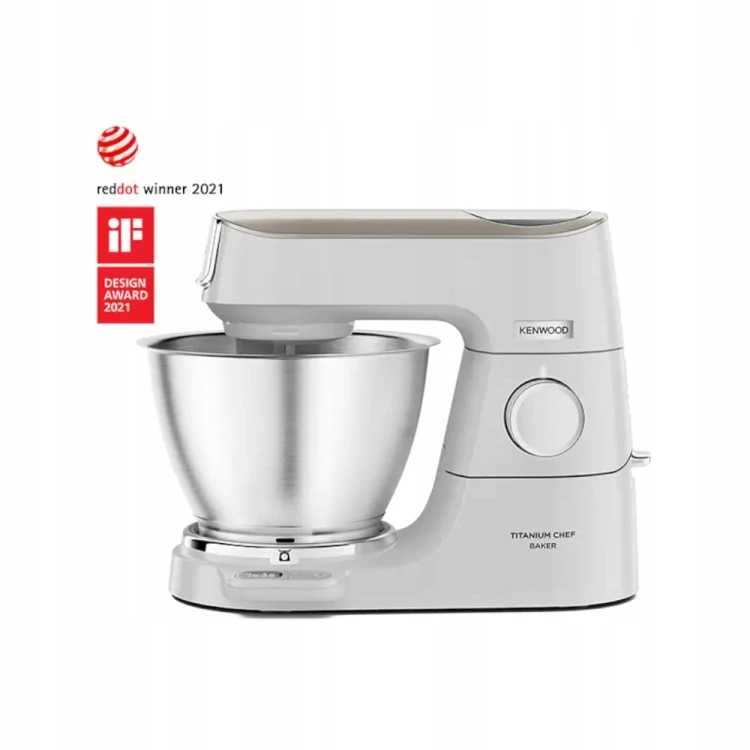 OUTLET Robot kuchenny planetarny Kenwood KVC65.001WH 1200 W srebrny/szary