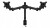 OUTLET Endorfy Uchwyt biurkowy na 2 monitory do 27" Atlas Double EY8F003