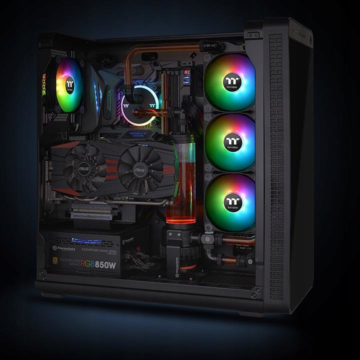 OUTLET Wentylator Thermaltake Pure Plus RGB 3 pack 120 mm