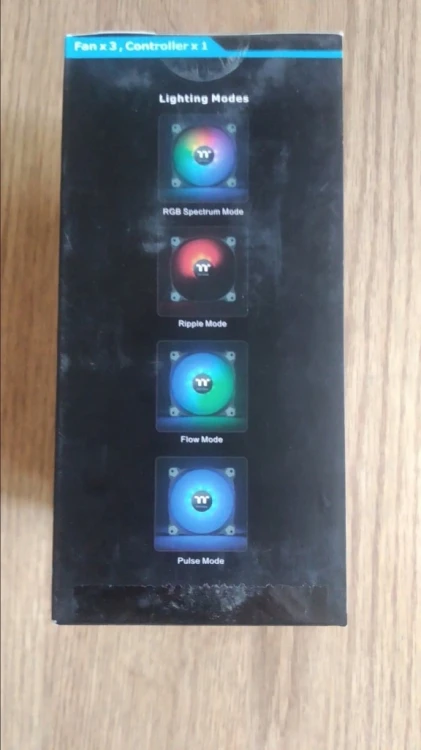 OUTLET Wentylator Thermaltake Pure Plus RGB 3 pack 120 mm