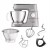 OUTLET Robot kuchenny Kenwood KVC85.004SI 1200 W srebrny/szary