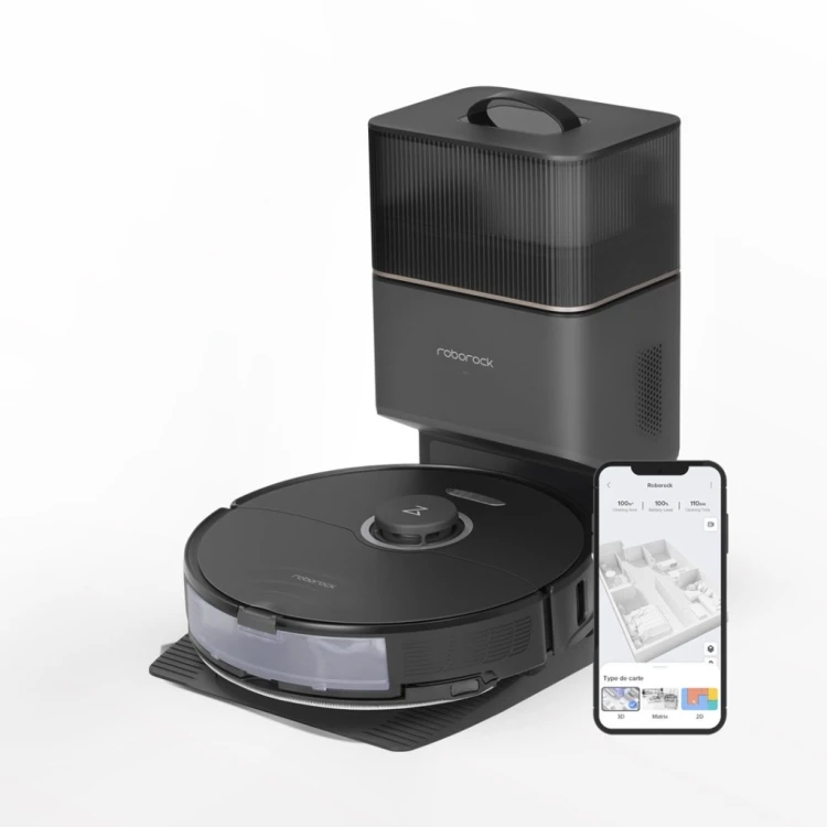 OUTLET Robot sprzątający ze stacją Roborock S8+ czarny