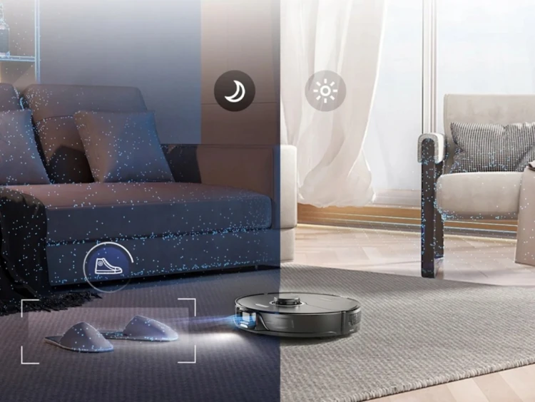 OUTLET Robot sprzątający ze stacją Roborock S8+ czarny