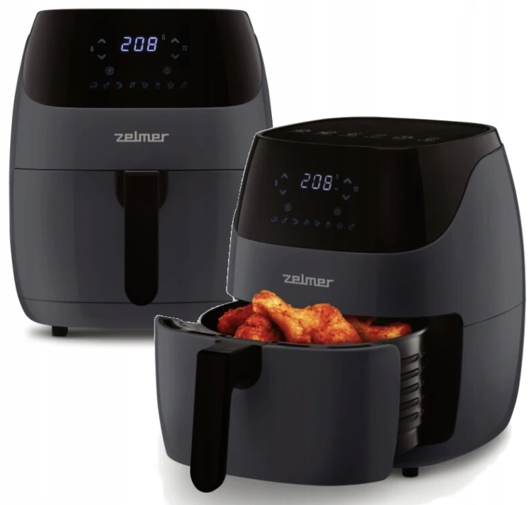 OUTLET Frytkownica beztłuszczowa Zelmer ZAF5502G 1500 W 5 l