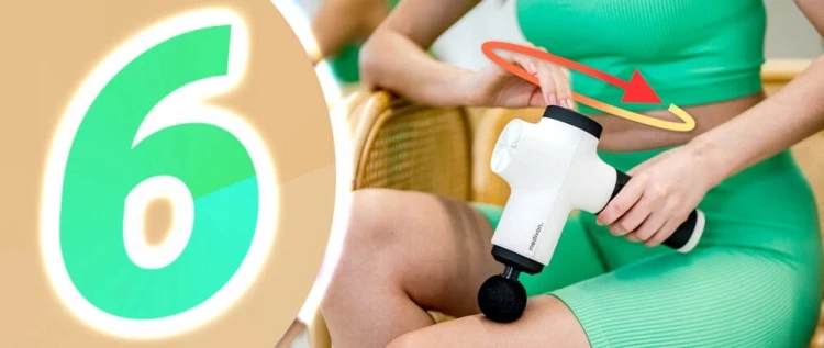 OUTLET Masażer ręczny Gun MEDIVON Gun Relix + Pokrowiec 9w1