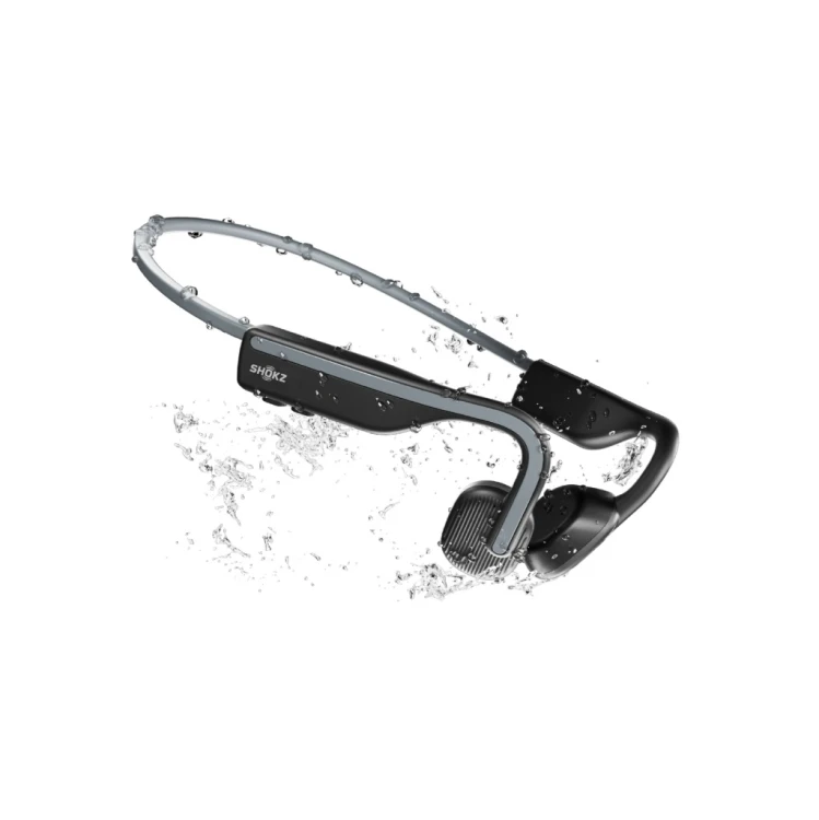 OUTLET Słuchawki bezprzewodowe z przewodnictwem kostnym Shokz OpenMove S661 Gray
