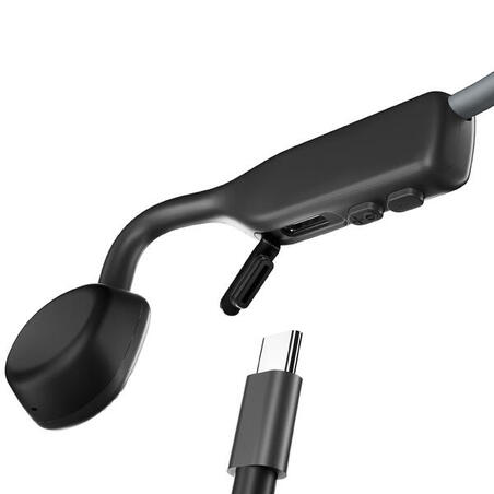 OUTLET Słuchawki bezprzewodowe z przewodnictwem kostnym Shokz OpenMove S661 Gray