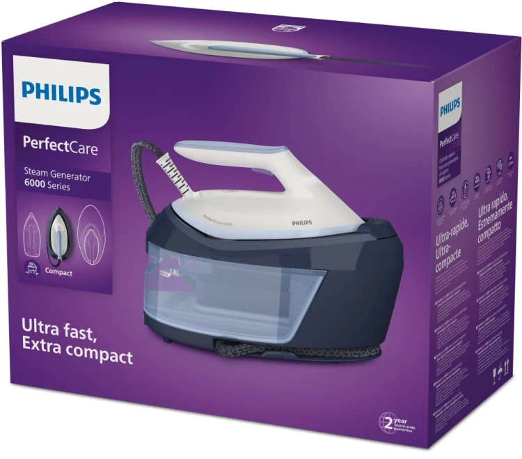 OUTLET Stacja parowa Żelazko Generator pary Philips PerfectCare PSG6026/20 6,5 bar