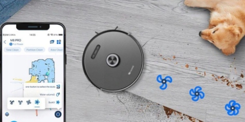 OUTLET Robot sprzątający z bazą Proscenic M8 Pro