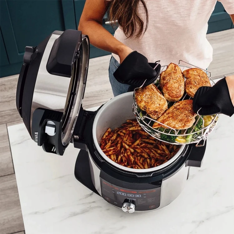 OUTLET NINJA Multicooker 12 in1 Smart Foodi MAX srebrny