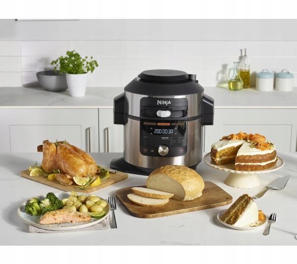 OUTLET NINJA Multicooker 12 in1 Smart Foodi MAX srebrny