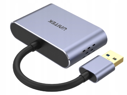 OUTLET Unitek V1304A Adapter USB-A na HDMI + VGA FullHD