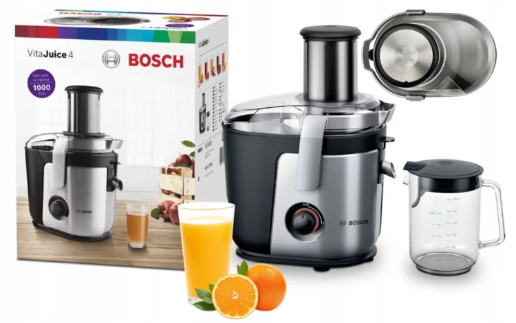 OUTLET Sokowirówka Bosch MES4000 1000W 3L blokada kapania pojemnik na sok