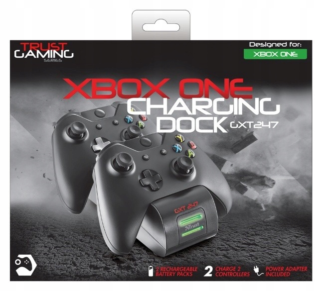 Stacja ładująca 2 pady Xbox One Trust GXT 247 Duo
