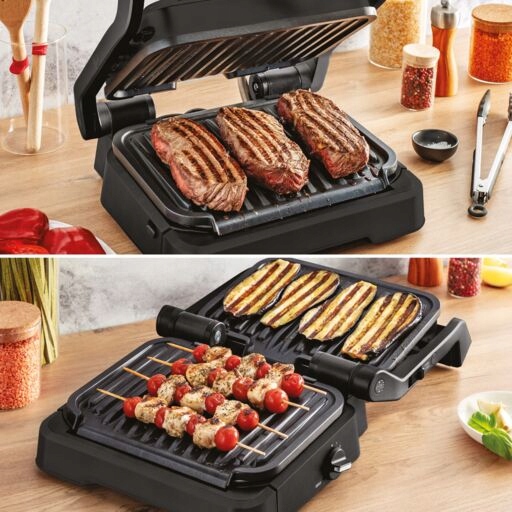 Grill elektryczny TEFAL Optigrill 2w1 GC772830 składany/rozkładany