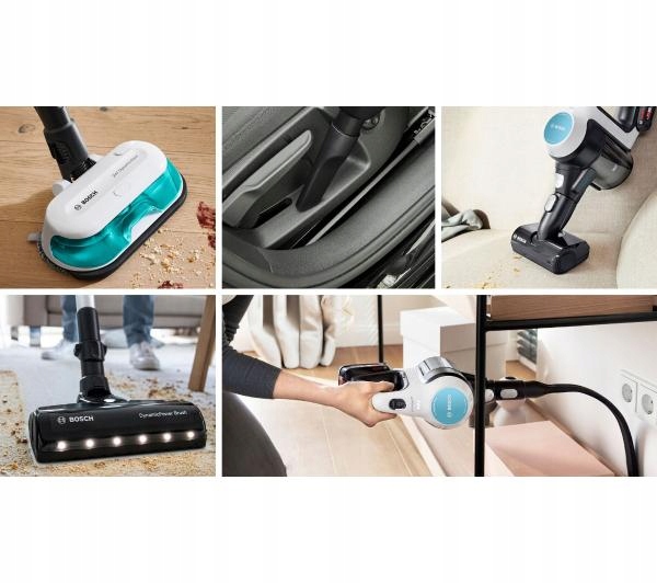 Odkurzacz pionowy Bosch Unlimited 7 ProHygienic Aqua BCS71HYG3 40min
