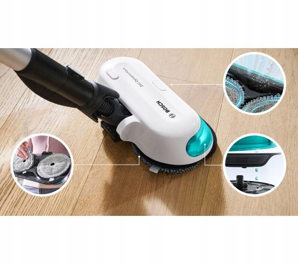 Odkurzacz pionowy Bosch Unlimited 7 ProHygienic Aqua BCS71HYG3 40min