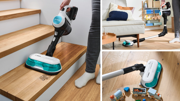 Odkurzacz pionowy Bosch Unlimited 7 ProHygienic Aqua BCS71HYG3 40min