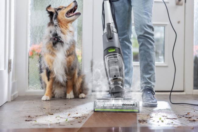 Odkurzacz pionowy Bissell Crosswave Hydrosteam Pet Select srebrny/szary
